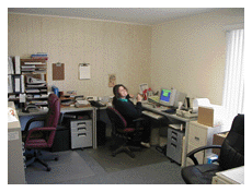 Gladys batteling with here computer